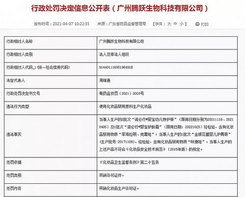 全国首例化妆品企业质量负责人被罚事件警示行业规范
